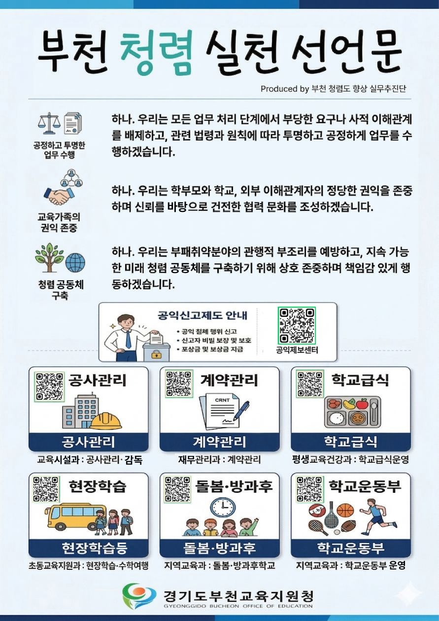 부천 청렴 실천 선언문