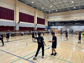 (사진)타교 배드민턴 교류전