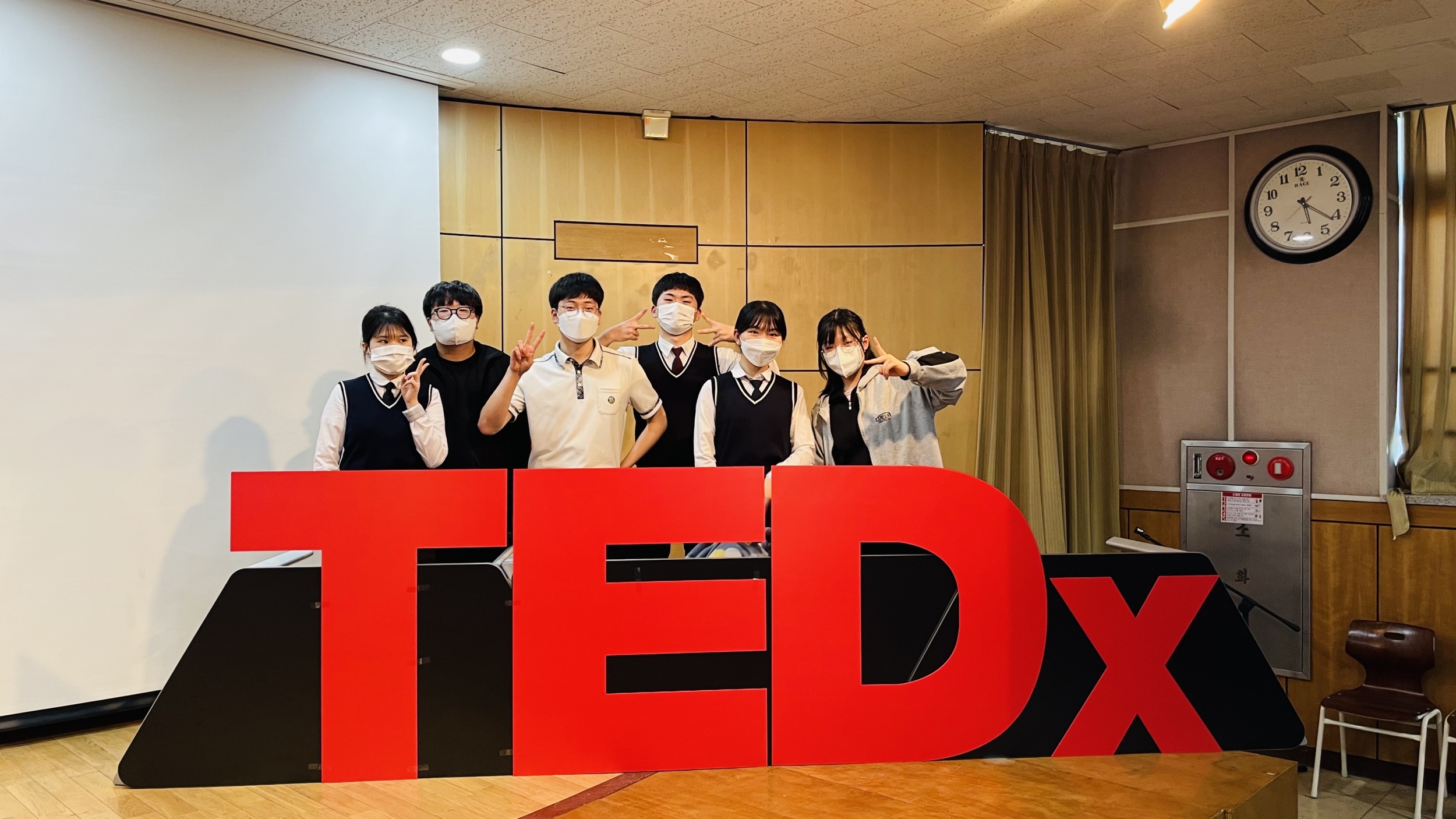 송내고 TEDx 촬영